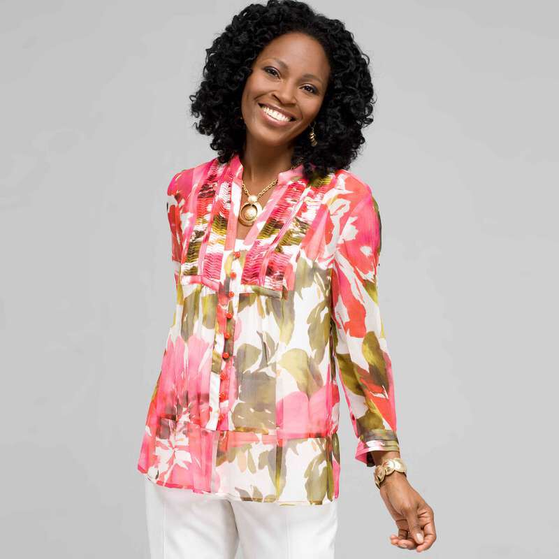 Floral Tunic, , large