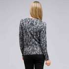 Button Front Crew Neck Cardigan, , small